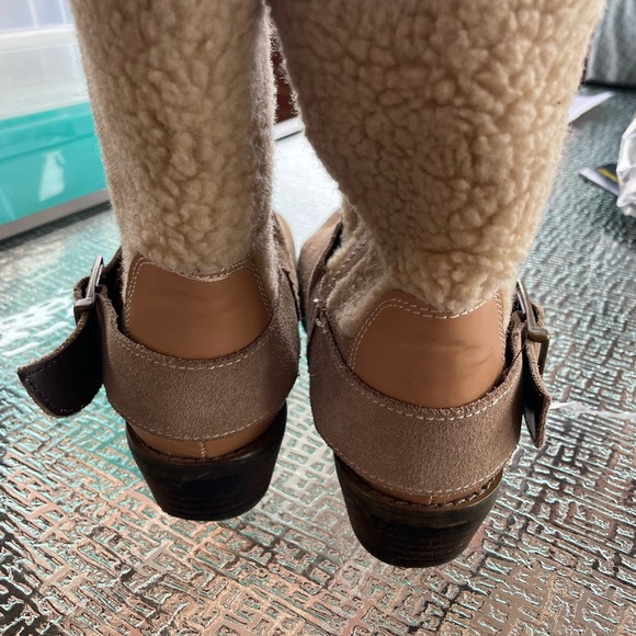 Kelsi Dagger “Tempest” Faux Fur Lined Leather Ankle Boots — Size 6.5M - Picture 4 of 8